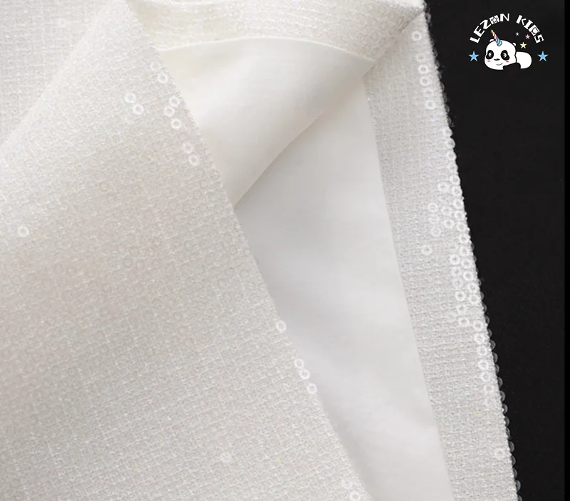 LEZONKIDS - Vestidos de Luxo com Lantejoulas para Meninas, com Pena e Manga Off Shoulder para Apresentações de Piano